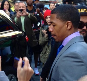 Nick Cannon Getting into Limo