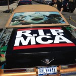 MCA car outside the venue.