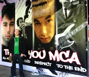 Me in front of the MCA banner.